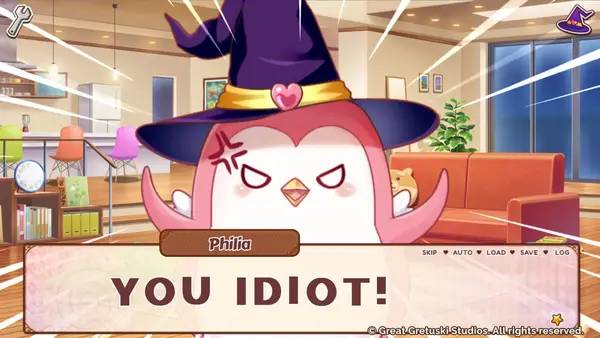 Интерфейс Love Spell  Written In The Stars - a magical romantic-comedy otome во время прохождения