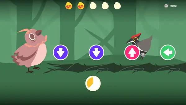 Интерфейс Lovebirb во время прохождения