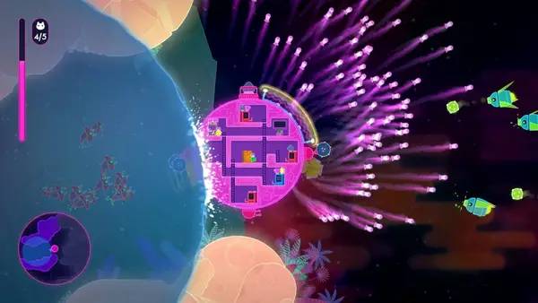 Интерфейс Lovers in a Dangerous Spacetime во время прохождения
