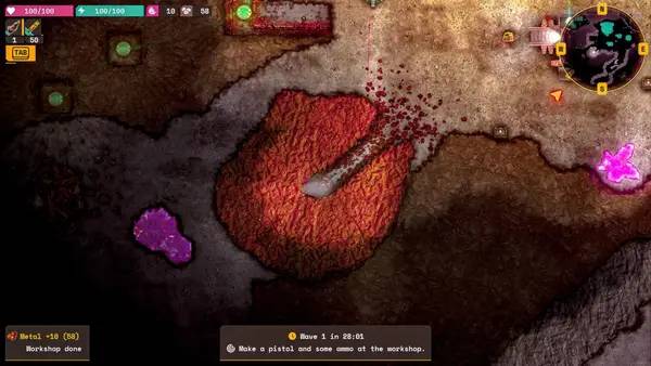 Интерфейс Lumencraft во время прохождения