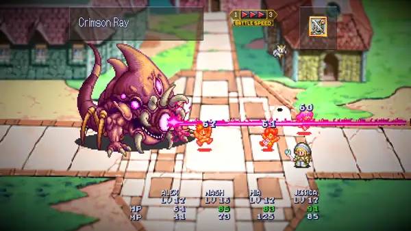 Интерфейс LUNAR Remastered Collection во время прохождения