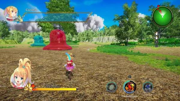 Интерфейс Machina of the Planet Tree -Unity Unions- во время прохождения