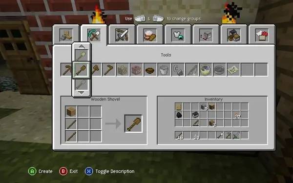 Интерфейс Майнкрафт во время прохождения