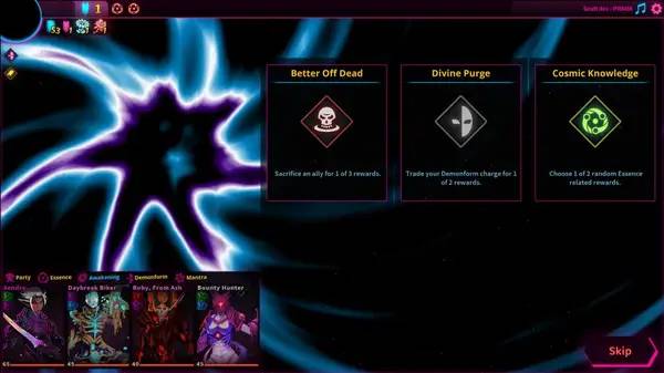 Интерфейс Malice and Greed во время прохождения