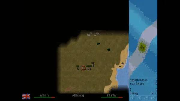 Интерфейс Malvinas 2032 во время прохождения