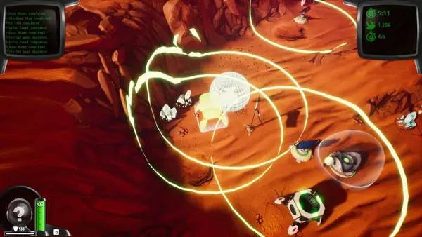 Интерфейс Mars or Die! во время прохождения