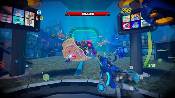 Интерфейс Mech League Hunting во время прохождения