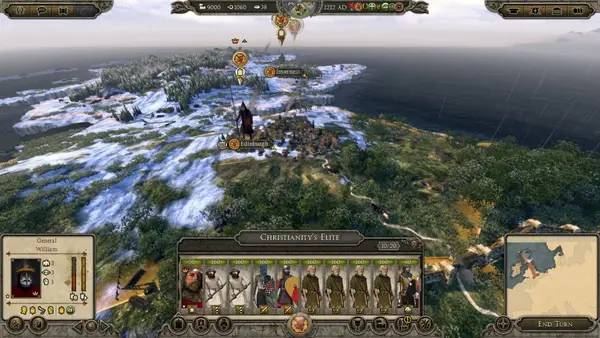 Интерфейс Medieval Kingdoms Total War (Attila Version) во время прохождения