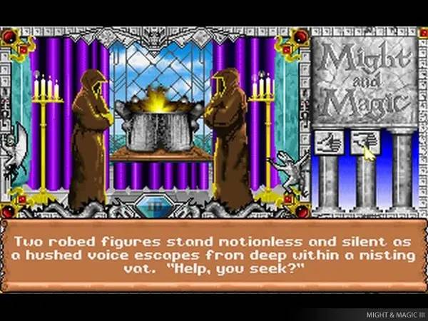 Интерфейс Might and Magic 2  Gates to Another World во время прохождения
