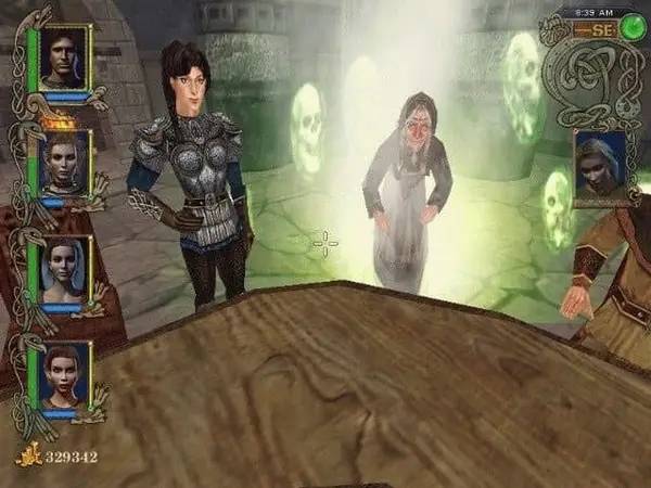 Интерфейс Might and Magic 9 во время прохождения