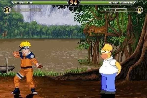 Интерфейс Mortal Kombat M.U.G.E.N Revolution во время прохождения