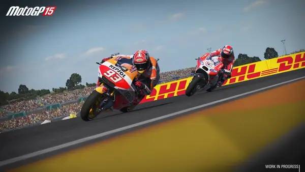 Интерфейс MotoGP 15 во время прохождения