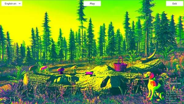 Интерфейс Mushroom Challenge во время прохождения