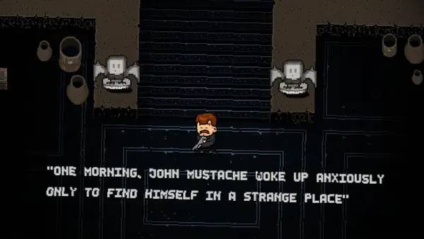 Интерфейс Mustache in Hell во время прохождения