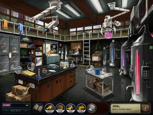 Интерфейс Nancy Drew Dossier  Resorting to Danger! во время прохождения