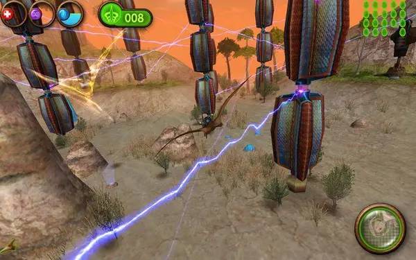 Интерфейс Нанозавр 2 во время прохождения