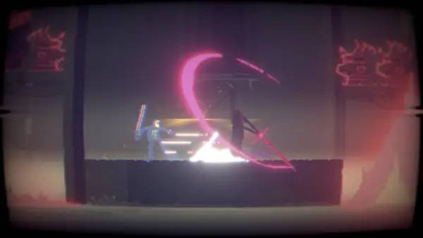 Интерфейс Narita Boy во время прохождения