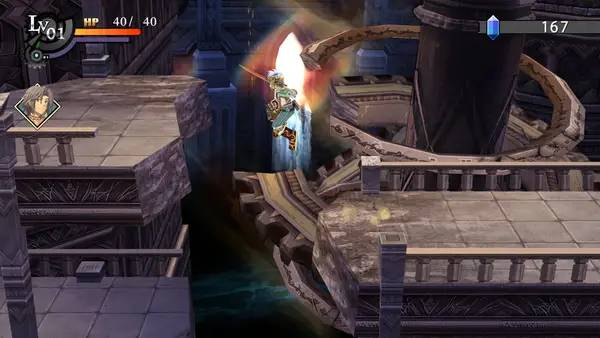 Интерфейс Nayuta no Kiseki KAI во время прохождения