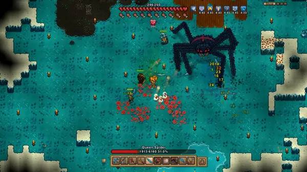 Интерфейс Necesse во время прохождения