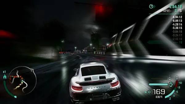 Интерфейс Need For Speed Carbon - Remastered во время прохождения