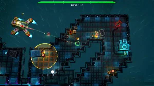 Интерфейс Neon Chrome во время прохождения