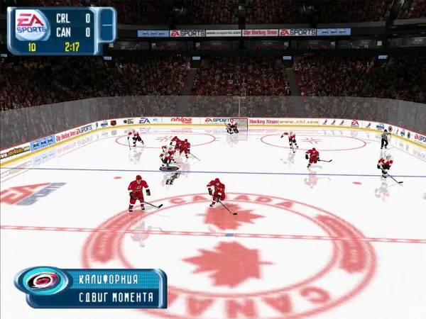 Интерфейс NHL 2001 во время прохождения