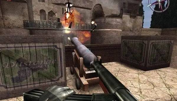 Интерфейс No One Lives Forever 2  Contract J.A.C.K. во время прохождения