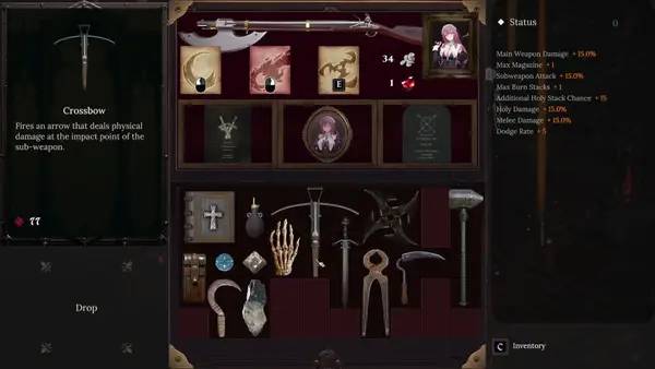 Интерфейс Nunholy во время прохождения