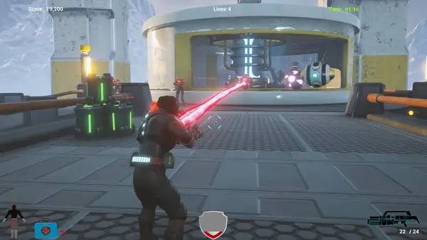 Интерфейс Omega Commando во время прохождения