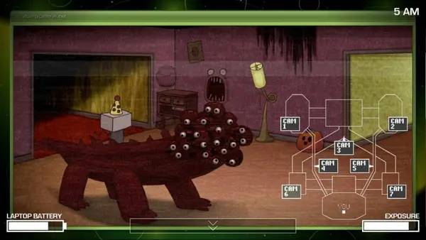 Интерфейс One Night at Flumpty’s 2 во время прохождения