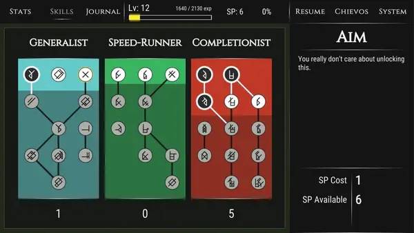 Интерфейс Open World Game the Open World Game во время прохождения