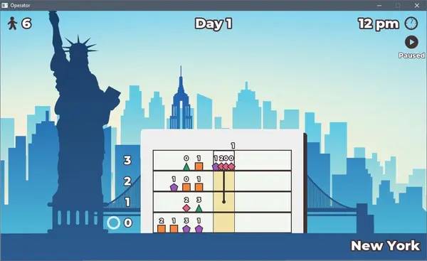 Интерфейс Operator Elevator во время прохождения