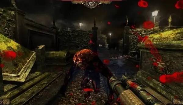 Интерфейс Painkiller NecroGenesys во время прохождения