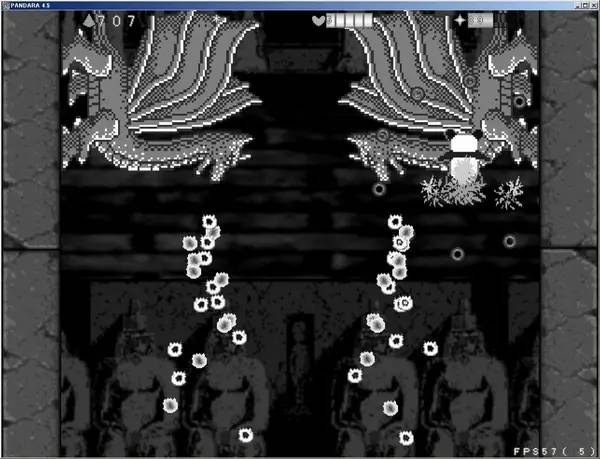 Интерфейс PANDARA во время прохождения