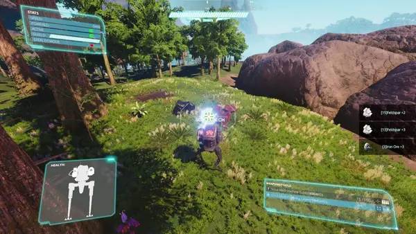 Интерфейс Pantropy во время прохождения