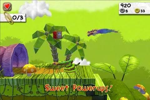 Интерфейс Paper Monsters во время прохождения