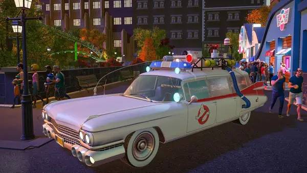 Интерфейс Planet Coaster Ghostbusters во время прохождения