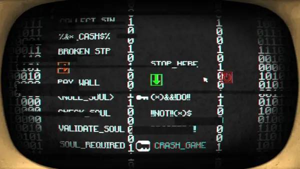 Интерфейс Pony Island во время прохождения