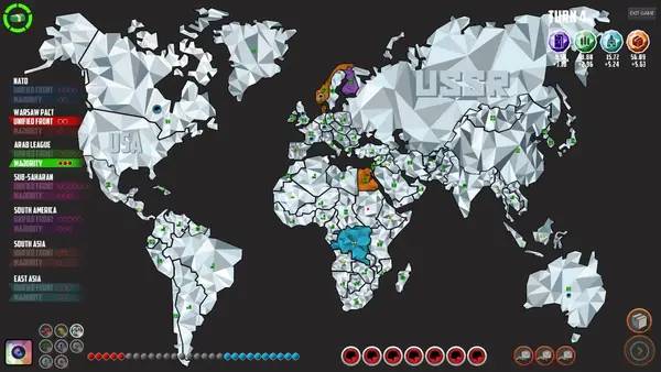 Интерфейс Precipice во время прохождения