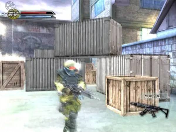 Интерфейс Psi-Ops The Mindgate Conspiracy во время прохождения