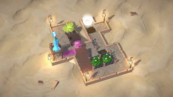 Интерфейс Puddle Knights во время прохождения