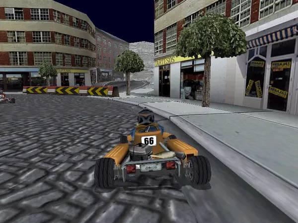 Интерфейс Rave! Kart Racing во время прохождения