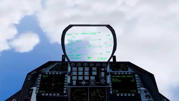 Интерфейс Red Jets Крылья России во время прохождения