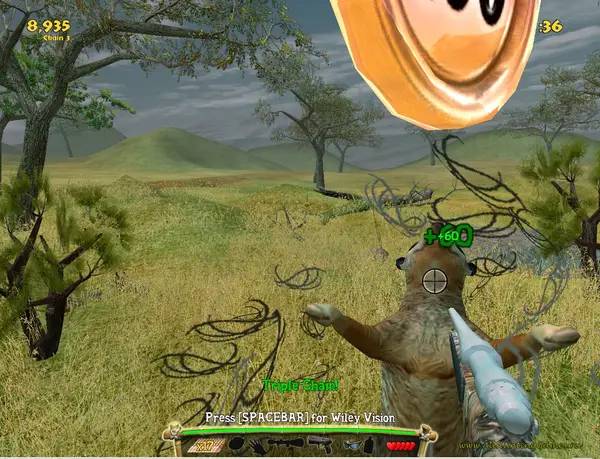 Интерфейс Remington Super Slam Hunting Africa во время прохождения