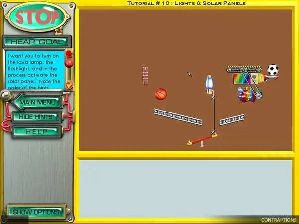 Интерфейс Return of the Incredible Machine Contraptions во время прохождения
