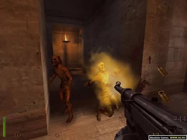 Интерфейс Return to Castle Wolfenstein Operation Trondheim 3 Iron Cross во время прохождения