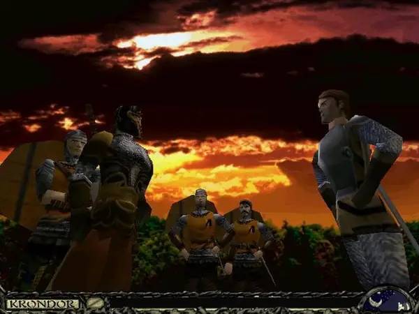 Интерфейс Return to Krondor во время прохождения