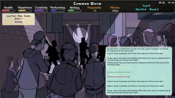 Интерфейс Rockstar Life во время прохождения