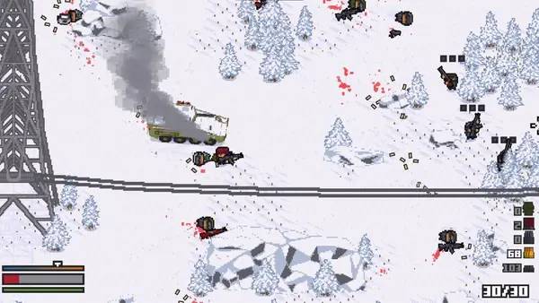 Интерфейс Rogue North во время прохождения