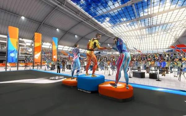 Интерфейс RTL Winter Sports 2009 The Next Challenge во время прохождения